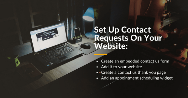 Set Up Contact Requests On Your Website