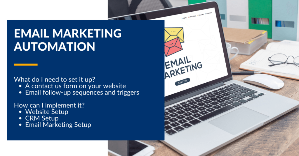 Setting up Email Marketing Automation to capture leads