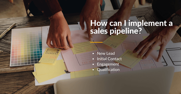 How can I implement a sales pipeline