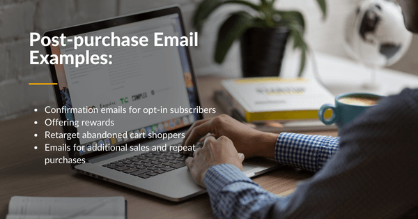 Post-purchase email examples