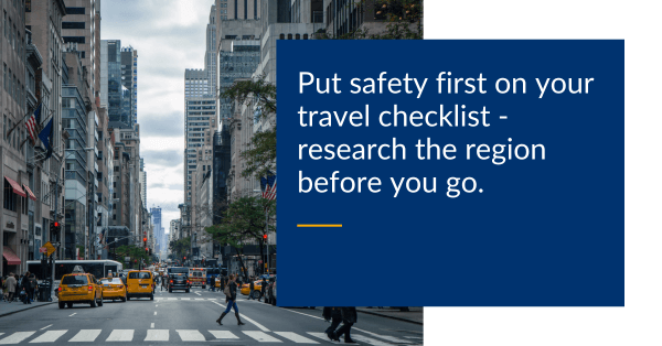 Travelpreneur lifestyle- safety