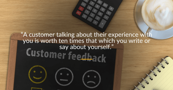 Customer Feedback Quote